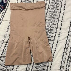 Victoria's Secret Nude/Shimmer High-Waist Shaping Shorts